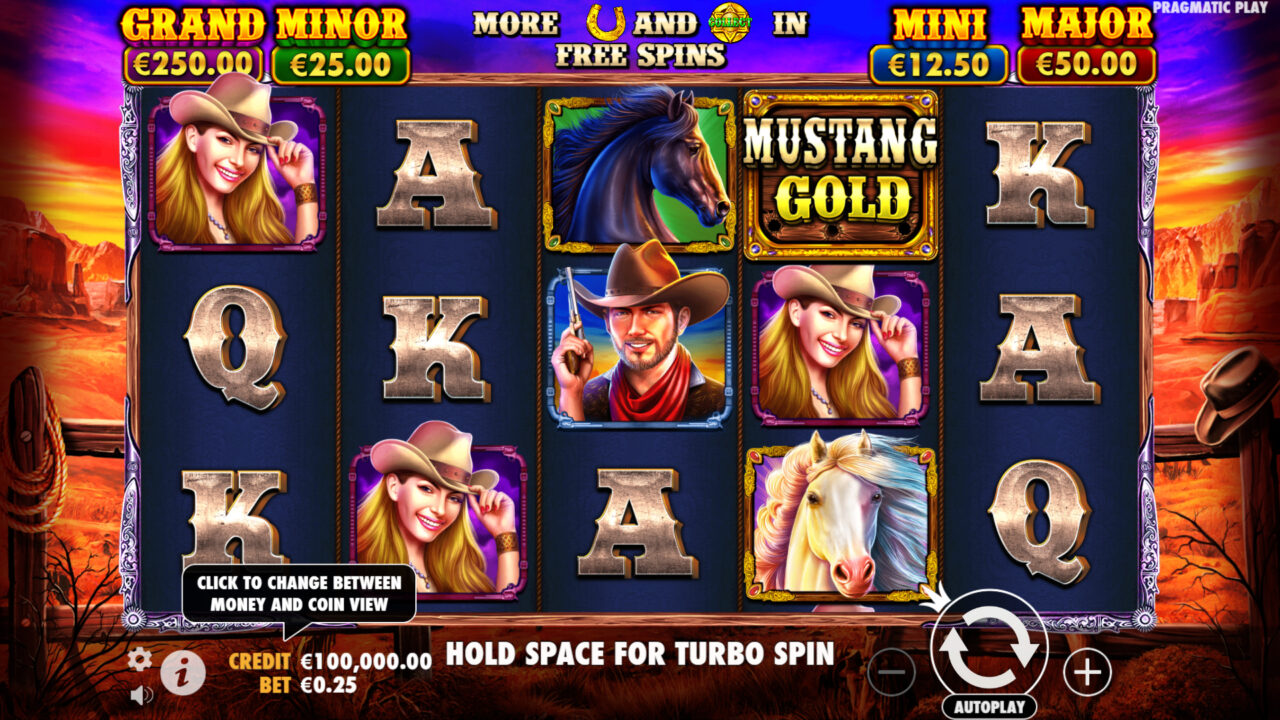 Mustang Gold at Mostbet Casino