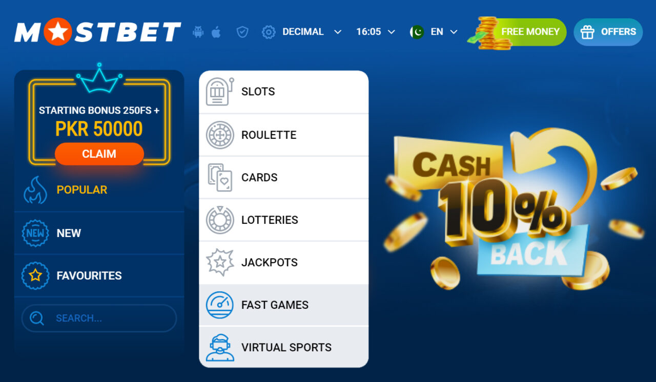 Review of the Mostbet Casino Official Website in Pakistan